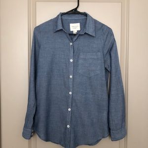 Forever 21 Chambray Button Down Small